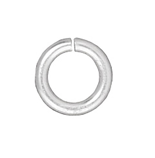 TierraCast : Jumpring - 5 mm Round 16 Gauge, Silver-Plated