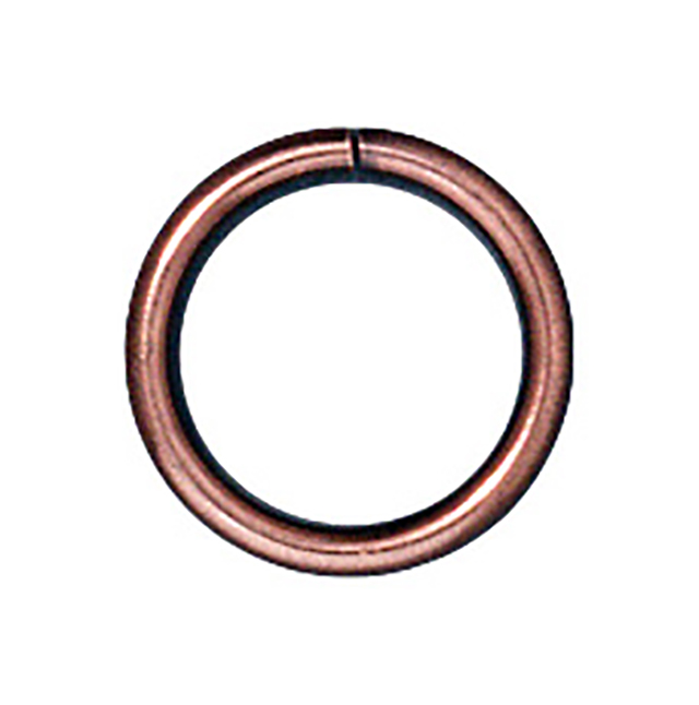 TierraCast : Jumpring - 8 mm Round 18 Gauge, Solid Copper