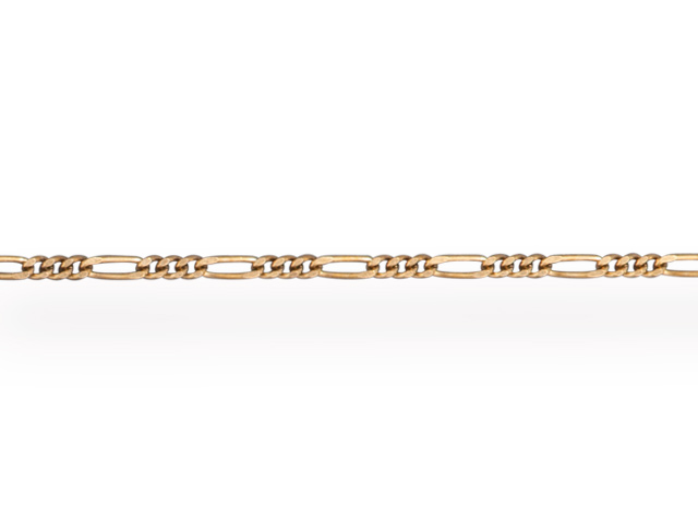 TierraCast : Chain - Brass Figaros 25 ft, Antique Gold