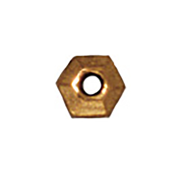 TierraCast : Heishi - 3 mm Faceted, Antique Gold
