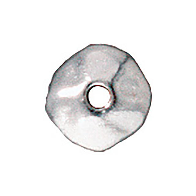 TierraCast : Heishi - 7 mm Nugget, Silver