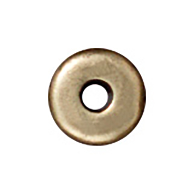 TierraCast : Heishi - 5 mm Disk, Brass Oxide