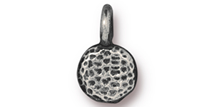 TierraCast : Charm - Full Moon, Antique Pewter