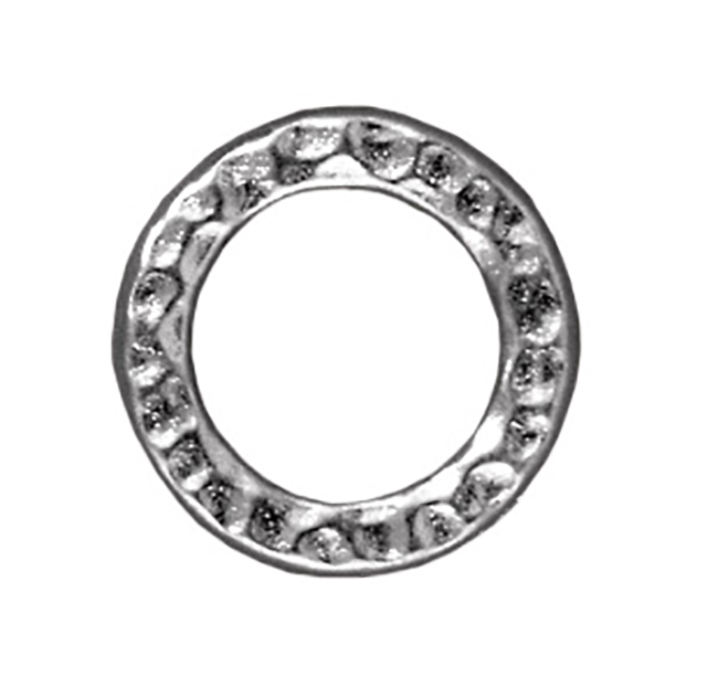 TierraCast : Link - 13mm, 8.7mm Hole, Medium Ring, Rhodium