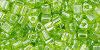 Triangle 8/0 : Trans-Lustered Lime Green