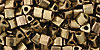 Triangle 8/0 : Bronze Antique Gold