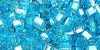 Triangle 8/0 : Silver-Lined Aquamarine
