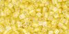Triangle 11/0 : Inside-Color Crystal/Yellow Lined