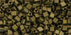 Triangle 11/0 : Frosted Antique Bronze