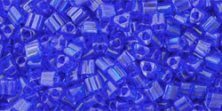 TOHO Triangle 11/0 : Transparent Cobalt