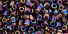 TOHO Hex 8/0 Tube 2.5" : Transparent Rainbow Amethyst