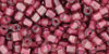 TOHO Hexagon 8/0 : Inside-Color Lt Amethyst/Pink-Lined