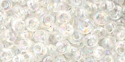 TOHO Magatama 3mm : Transparent-Rainbow Crystal