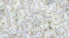 TOHO Demi Round 6/0 4mm : Transparent-Rainbow Crystal