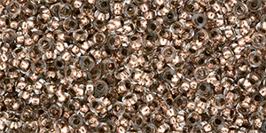 TOHO Demi Round 11/0 2.2mm Tube 2.5" : PermaFinish - Copper-Lined Crystal