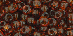 TOHO Round 6/0 Tube 5.5" : Transparent Smoky Topaz