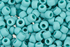 TOHO Round 6/0 Tube 2.5" : Opaque Frosted Turquoise 