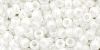 TOHO Round 8/0 Tube 2.5" : Opaque-Lustered White