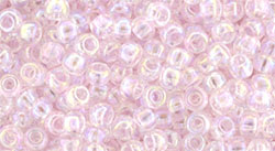TOHO Round 8/0 : Transparent-Rainbow Pink