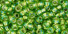 Round 8/0 : Silver-Lined Rainbow Lime Green