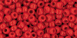 TOHO Round 8/0 Tube 5.5" : Opaque Pepper Red