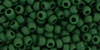 Round 8/0 : Opaque-Frosted Pine Green