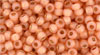 TOHO Round 8/0 Tube 2.5" : PermaFinish - Silver-Lined Milky Grapefruit