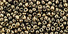 Round 11/0 : Gilded Marble Black