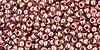 Round 11/0 : Gold-Lustered Lt. Amethyst