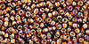 Round 11/0 : Silver-Lined Rainbow Topaz