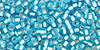 Round 11/0 : Silver-Lined Frosted Aquamarine