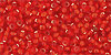 Round 11/0 : Silver-Lined Frosted Lt Siam Ruby