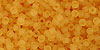 Round 11/0 : Transparent-Frosted Lt. Topaz