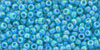TOHO Round 11/0 Tube 2.5" : Opaque-Rainbow Blue Turquoise