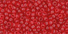 Round 11/0 : Transparent Siam Ruby