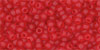 Round 11/0 : Transparent-Frosted Siam Ruby