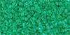 Round 11/0 : Transparent Beach Glass Green