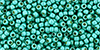TOHO Round 11/0 Tube 2.5" : PermaFinish - Frosted Galvanized Turquoise