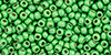 TOHO Round 11/0 Tube 2.5" : Permafinish - Matte Galvanized Green Apple