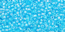 TOHO Round 15/0 : Transparent-Rainbow Aquamarine