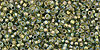 TOHO Round 15/0 Tube 2.5" : Gold-Lined Luster - Black Diamond