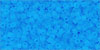 TOHO Round 15/0 : Transparent-Frosted Med Aquamarine