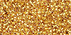 TOHO Round 15/0 : 24K Gold-Lined Crystal