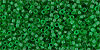 TOHO Round 15/0 Tube 2.5" : Transparent Grass Green