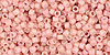 TOHO Treasure #1 Tube 2.5" : Opaque Peachy Pink Luster