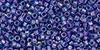TOHO Treasure #1 Tube 2.5" : Lavender-Lined Aqua Rainbow