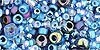 TOHO Multi-Shape/Color Mix Tube 5.5" : Yumi- Periwinkle Mix
