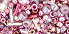 TOHO Multi-Shape/Color Mix Tube 2.5" : Hime- Pink Mix