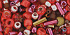 TOHO Multi-Shape/Color Mix Tube 5.5" : Samurai- Red/Brown Mix