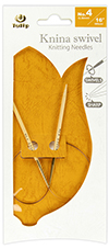 Tulip - Knina Swivel Knitting Needles 16"-40cm No.4 3.50mm